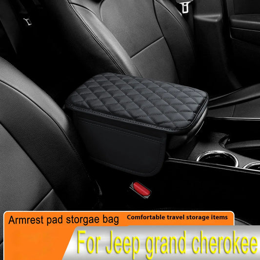 Center Console Height Pad Storage Cover Interior Accessory For Jeep Compass Grand Cherokee Wrangler Jk Armrest Box