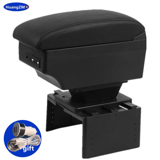 Center console storage box universal arm support interior accessory elbow rest organizer armrest kereta aksesori dalaman sokongan lengan